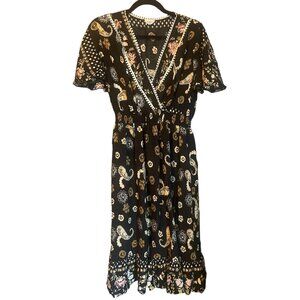 SAPPHIRE FLORAL DRESS